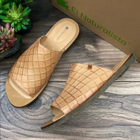 NIB El Naturalista Tulip N5185 Slide Sandal EU 39 - Picture 1 of 13
